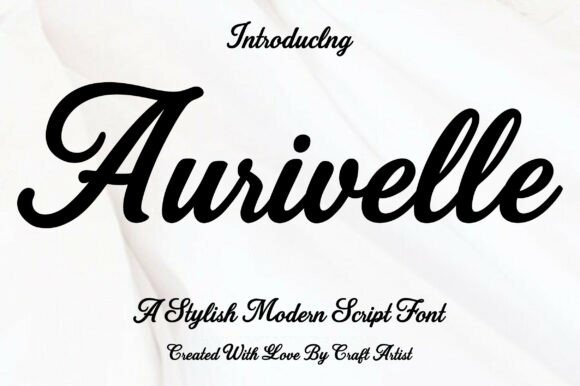 Aurivelle: A Font That Speaks in Elegance