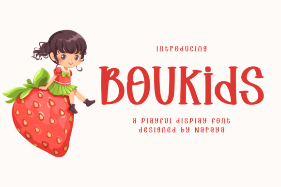 Boukids Font: A Playful Touch for Creative Projects