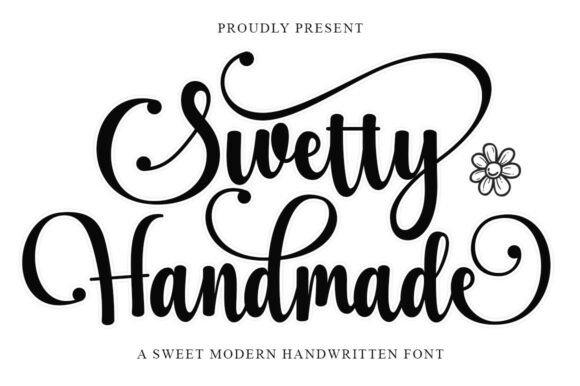 Discover the Elegance of Sweetty Handmade Calligraphy Font