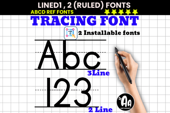 Lined Ruled Tracing Duo