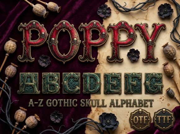 Poppy: A Gothic Alphabet That Haunts