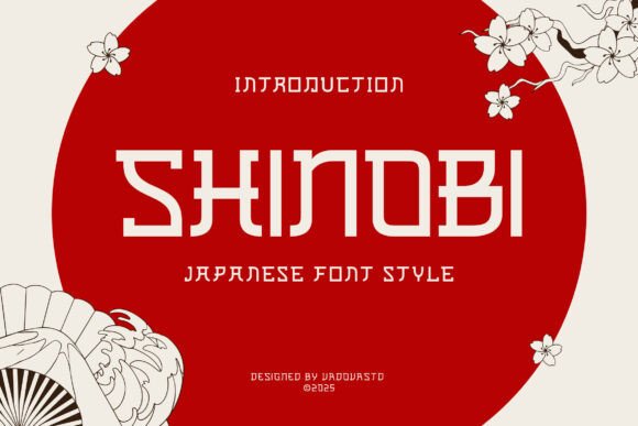 Shinobi: A Bold Typographic Statement for Modern Design