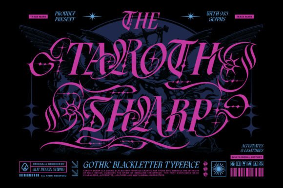 Taroth Sharp: A Typeface That Defies the Light