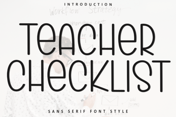Teacher Checklist Font Magic