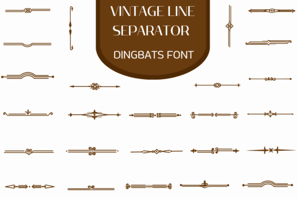 Vintage Line Separator Adds Character to Your Design