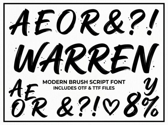 Warren: A Bold Statement in Typography